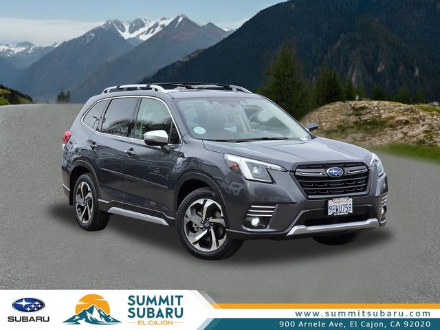 Gray Metallic 2022 Subaru Forester SUV / Crossover All-Wheel Drive Continuously Variable Transmission