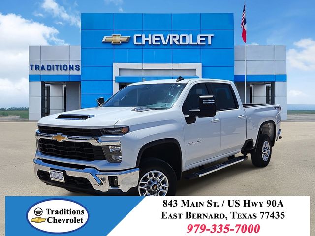 Summit White 2025 Chevrolet Silverado 2500HD Pickup Truck Four-Wheel Drive Automatic