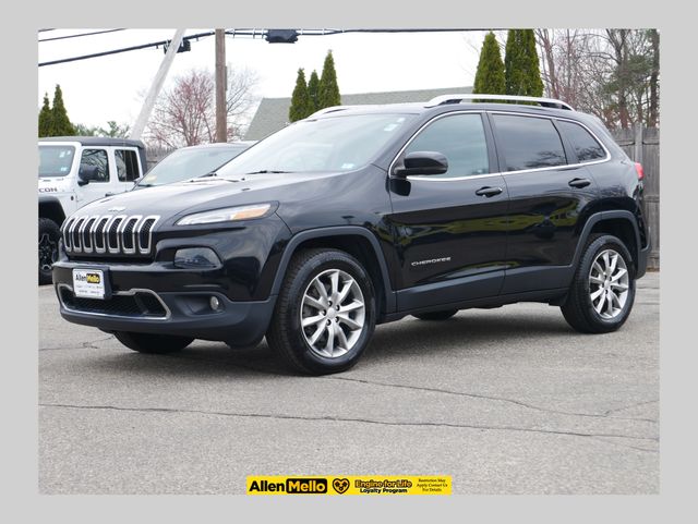 Diamond Black Crystal Pearlcoat 2018 Jeep Cherokee Limited 4WD SUV / Crossover Four-Wheel Drive 9-Speed Automatic