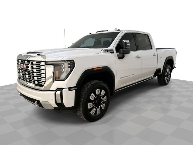 White Frost Tricoat 2024 GMC Sierra 2500HD Pickup Truck Four-Wheel Drive Automatic