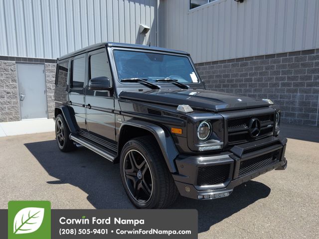 Gray (designo Platinum Black) 2016 Mercedes-Benz G-Class SUV / Crossover All-Wheel Drive 7-Speed Automatic