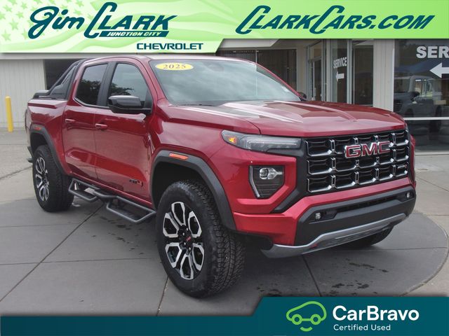 Volcanic Red Tintcoat 2025 GMC Canyon Pickup Truck Four-Wheel Drive 8-Speed Automatic