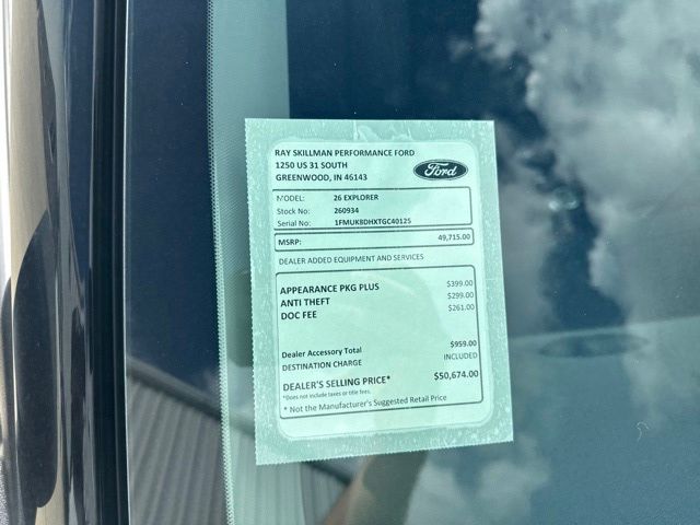New 2026 White Ford Active image 2
