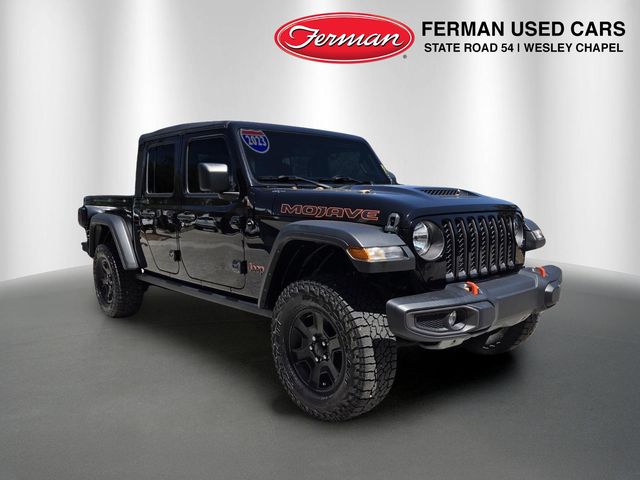 Black Clearcoat 2023 Jeep Gladiator Mojave Crew Cab 4WD Pickup Truck Four-Wheel Drive 8-Speed Automatic