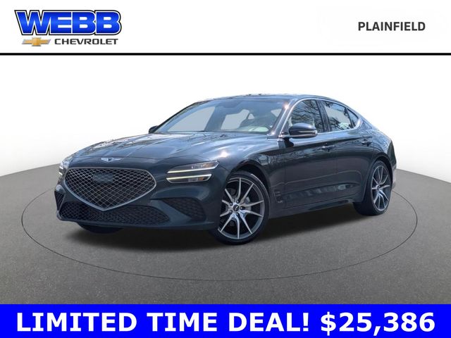 Tasman Blue 2023 Genesis G70 2.0T RWD Sedan Rear-Wheel Drive 8-Speed Automatic