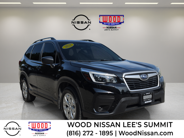 Crystal Black Silica 2021 Subaru Forester SUV / Crossover All-Wheel Drive Continuously Variable Transmission