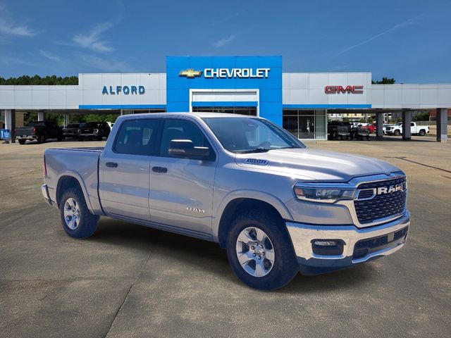 Billet Silver Metallic Clearcoat 2025 RAM 1500 Big Horn Crew Cab 4WD Pickup Truck Four-Wheel Drive 8-Speed Automatic