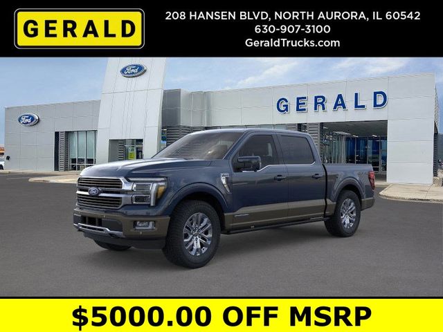 Antimatter Blue Metallic 2026 Ford F-150 King Ranch SuperCrew 4WD Pickup Truck Four-Wheel Drive Automatic