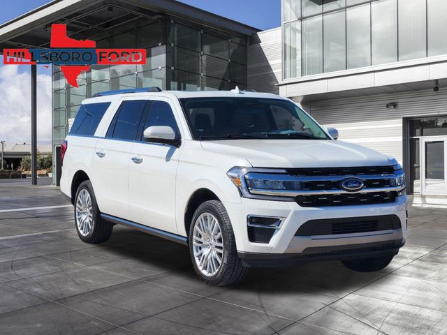 2024 Star White Metallic Tri-Coat Ford Expedition Max Limited 4X4 SUV