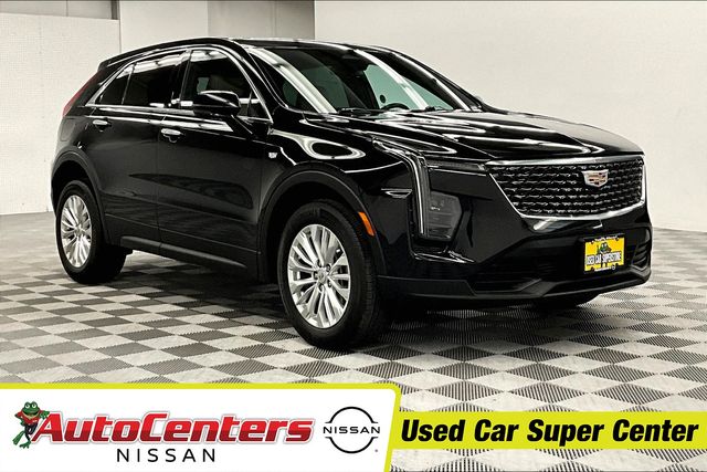 Stellar Black Metallic 2024 Cadillac XT4 Luxury AWD SUV / Crossover Four-Wheel Drive 9-Speed Automatic