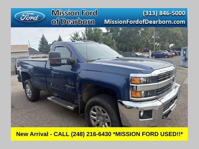 Deep Ocean Blue Metallic 2017 Chevrolet Silverado 3500HD Pickup Truck 6-Speed Automatic Overdrive