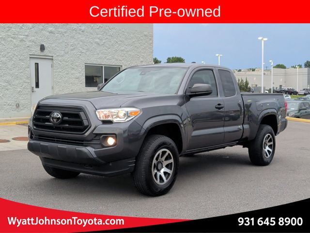 Magnetic Gray Metallic 2021 Toyota Tacoma SR I4 Access Cab RWD Pickup Truck 4X2 6-Speed Automatic