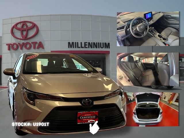 Classic Silver Metallic 2023 Toyota Corolla LE FWD Sedan Front-Wheel Drive Continuously Variable Transmission