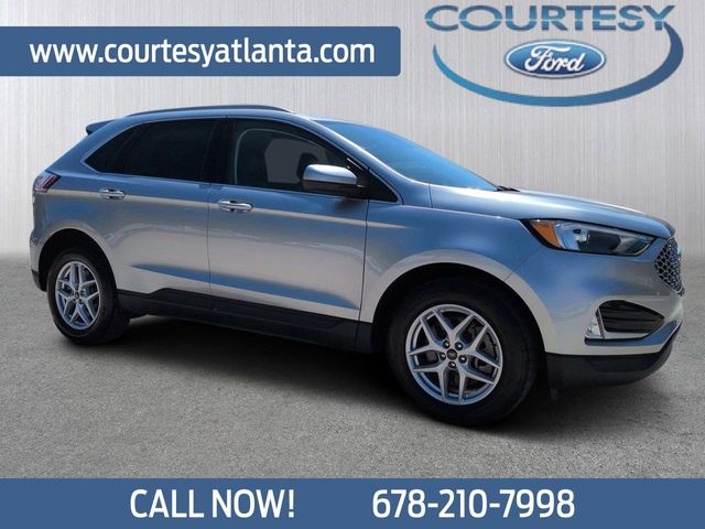 Silver Metallic 2023 Ford Edge SEL AWD SUV / Crossover All-Wheel Drive 8-Speed Automatic