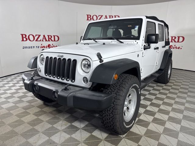 2016 Bright White Clearcoat Jeep Wrangler Unlimited Sport 4X4 SUV