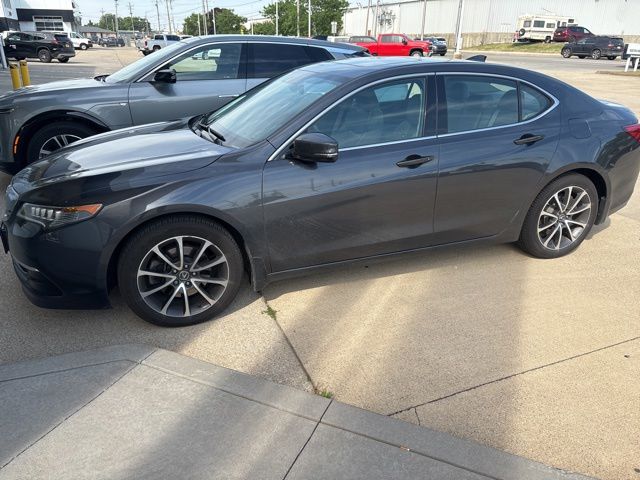 Gray (Graphite Luster Metallic) 2016 Acura TLX V6 SH-AWD with Technology Package Sedan All-Wheel Drive 9-Speed Automatic