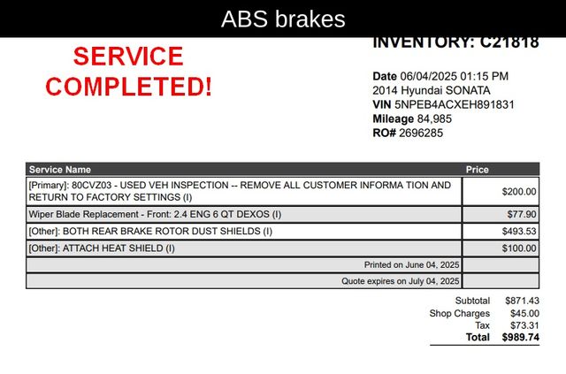 Used 2014 Hyundai Sonata For Sale in Grove City, OH