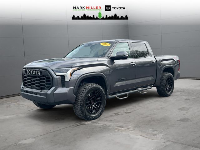 Magnetic Gray Metallic 2022 Toyota Tundra SR5 CrewMax Cab 4WD Pickup Truck Four-Wheel Drive Automatic