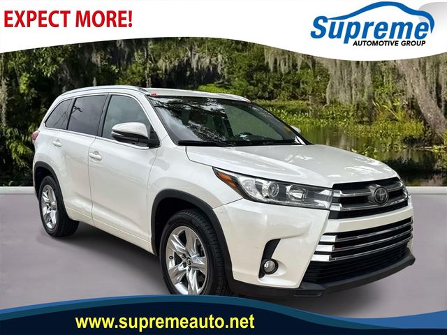 White 2018 Toyota Highlander Limited SUV / Crossover Front-Wheel Drive 8-Speed Automatic