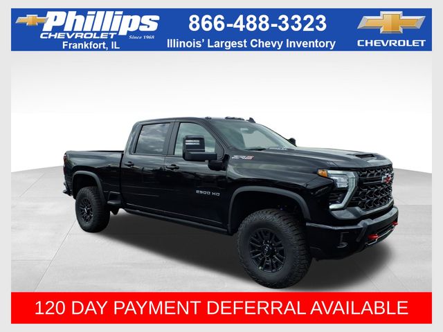 Black 2026 Chevrolet Silverado 2500HD Pickup Truck Four-Wheel Drive Automatic