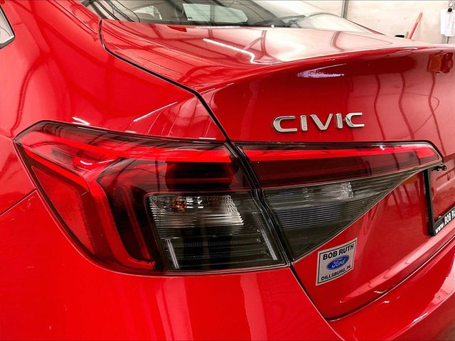 2024 Honda Civic Touring Red at South Hills Kia