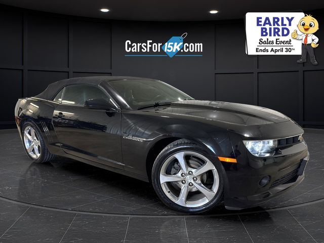 Black 2015 Chevrolet Camaro 2LT Convertible RWD Convertible Rear-Wheel Drive 6-Speed Automatic