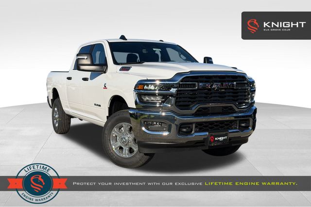 Bright White Clearcoat 2026 RAM 3500 Pickup Truck Four-Wheel Drive 8-Speed Automatic