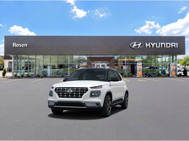Lunar White w/Black Roof 2026 Hyundai Venue SUV / Crossover Front-Wheel Drive Continuously Variable Transmission