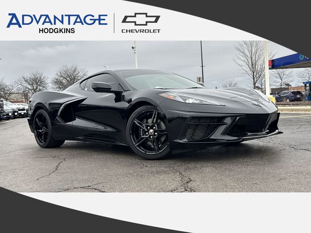 Black 2023 Chevrolet Corvette Stingray 1LT Coupe RWD Coupe Rear-Wheel Drive Automatic