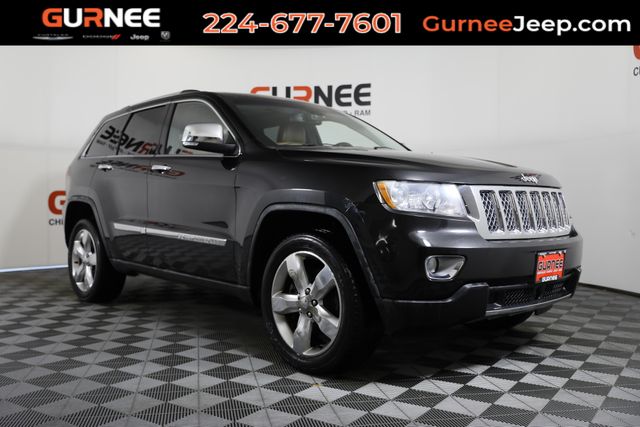 Brilliant Black Crystal Pearlcoat 2011 Jeep Grand Cherokee Overland 4WD SUV / Crossover Four-Wheel Drive 5-Speed Automatic