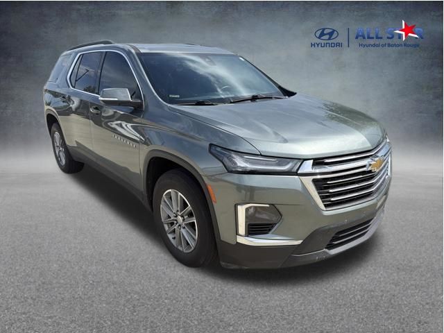 Silver Sage Metallic 2023 Chevrolet Traverse SUV / Crossover Front-Wheel Drive 9-Speed Automatic