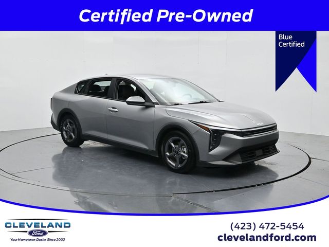 Steel Gray 2025 Kia K4 LXS FWD Sedan Front-Wheel Drive Continuously Variable Transmission