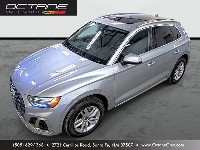 Silver Metallic 2023 Audi Q5 quattro Premium S Line 45 TFSI SUV / Crossover All-Wheel Drive 7-Speed Automatic