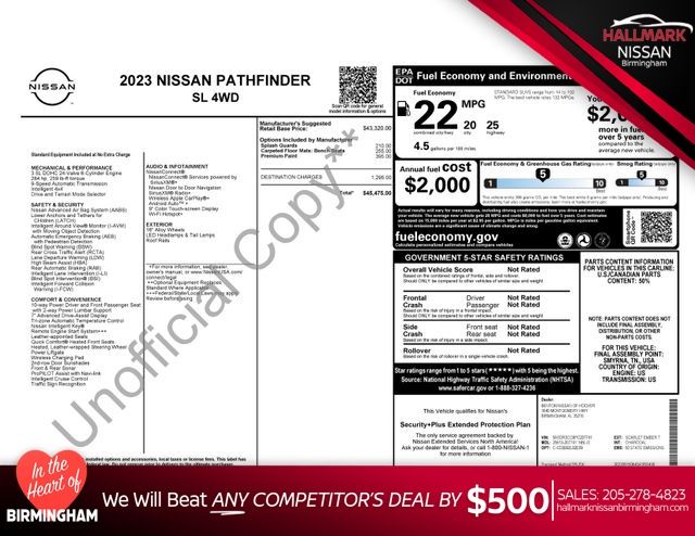 2023 Nissan Pathfinder SL