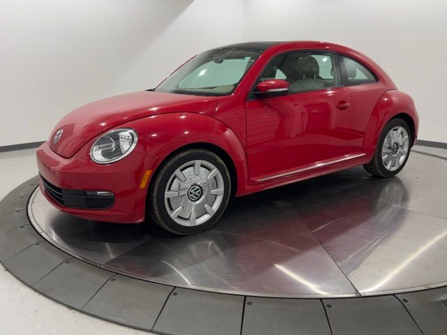 Tornado Red 2013 Volkswagen Beetle Hatchback Front-Wheel Drive 6-Speed Automatic