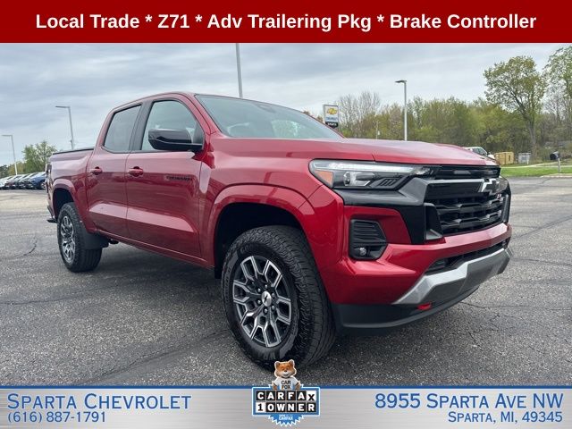 Radiant Red 2023 Chevrolet Colorado Pickup Truck Four-Wheel Drive 8-Speed Automatic