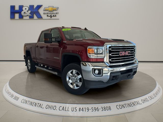 Red 2018 GMC Sierra 2500HD Pickup Truck Four-Wheel Drive 6-Speed Automatic