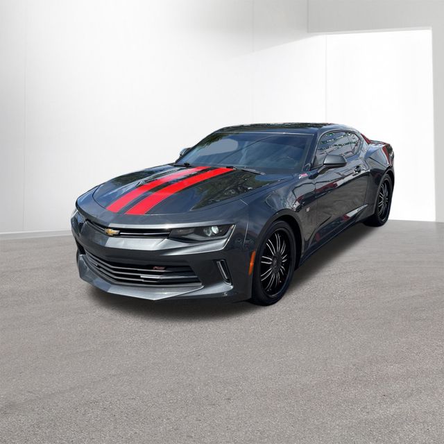 Nightfall Gray Metallic 2018 Chevrolet Camaro 1LT Coupe RWD Coupe Rear-Wheel Drive 8-Speed Automatic