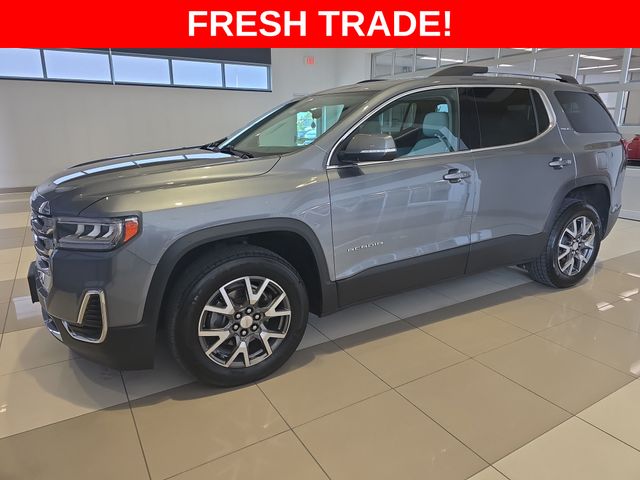 Gray (Satin Steel Metallic) 2020 GMC Acadia SUV / Crossover Four-Wheel Drive 9-Speed Automatic