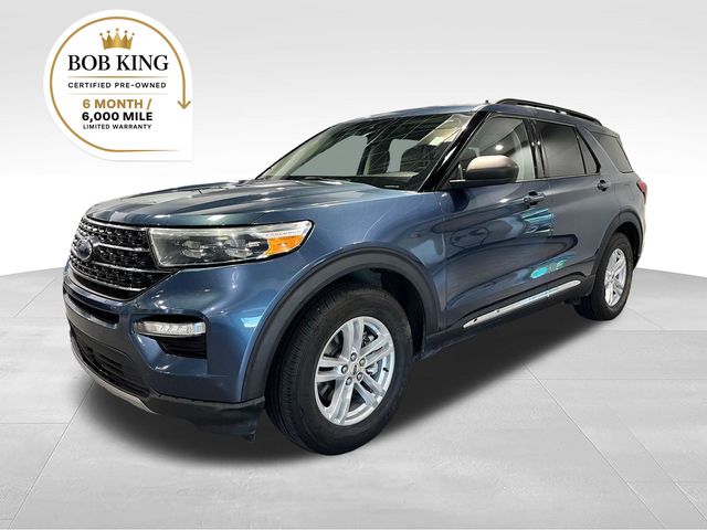 Blue Metallic 2020 Ford Explorer SUV / Crossover Rear-Wheel Drive Automatic