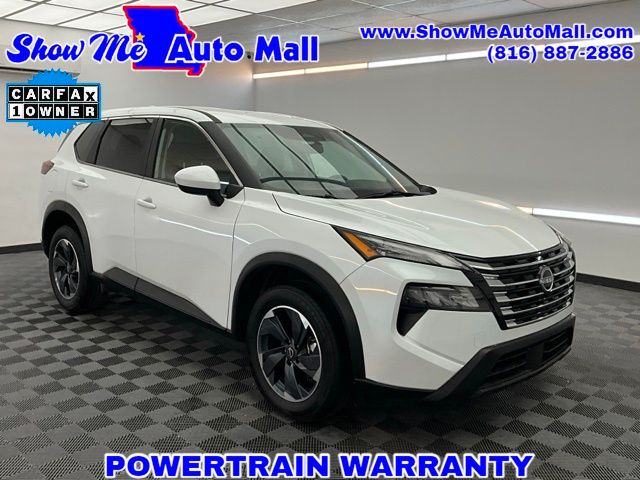 Everest White Pearl 2025 Nissan Rogue SV FWD SUV / Crossover Front-Wheel Drive Continuously Variable Transmission