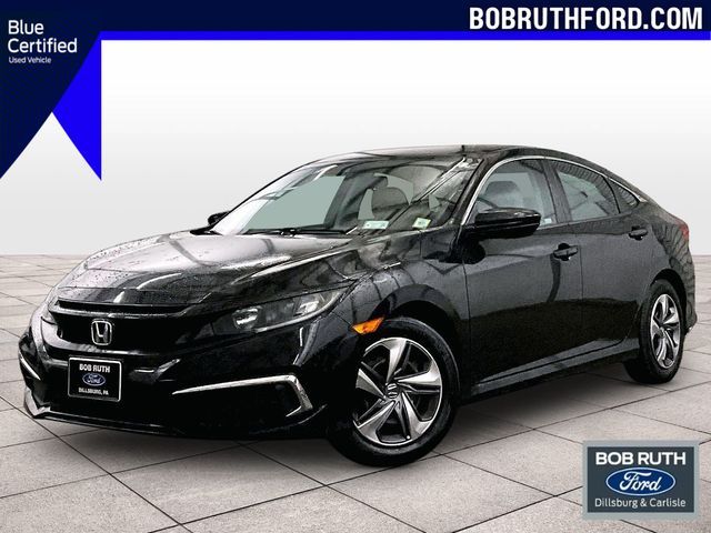 2019 Honda Civic LX Black at Bob Ruth Ford
