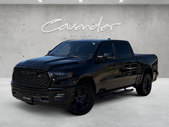 Diamond Black Crystal Pearlcoat 2025 RAM 1500 Lone Star Crew Cab 4WD Pickup Truck Four-Wheel Drive 8-Speed Automatic