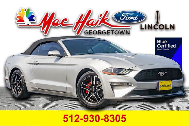 Ingot Silver Metallic 2019 Ford Mustang Convertible Rear-Wheel Drive Automatic