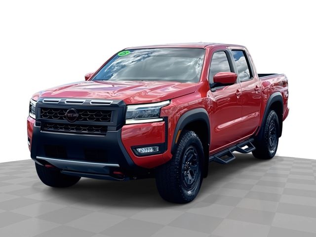 Afterburn Orange 2025 Nissan Frontier Pickup Truck Four-Wheel Drive 9-Speed Automatic Overdrive