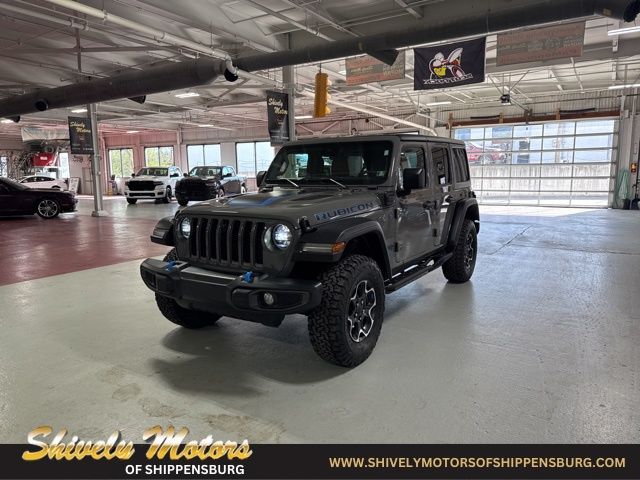 Sting-Gray Clearcoat 2022 Jeep Wrangler 4xe Rubicon 4WD SUV / Crossover Four-Wheel Drive 8-Speed Automatic