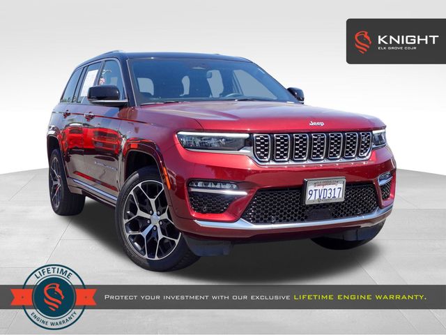 Velvet Red Pearlcoat 2023 Jeep Grand Cherokee 4xe SUV / Crossover Four-Wheel Drive 8-Speed Automatic