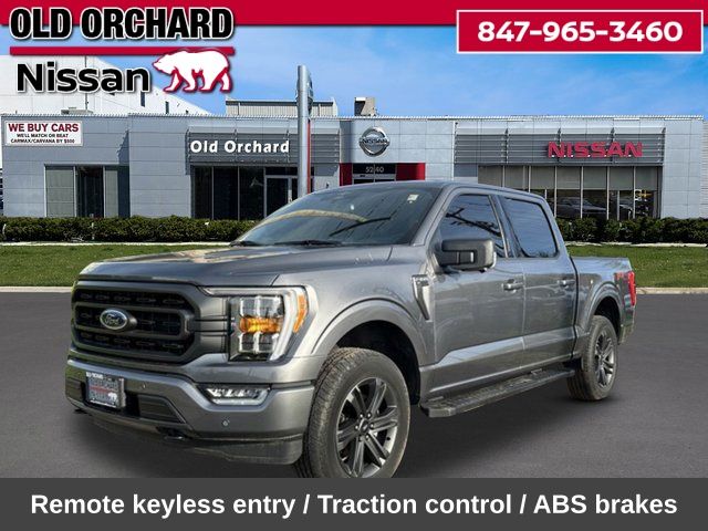 Gray 2023 Ford F-150 Pickup Truck Four-Wheel Drive Automatic