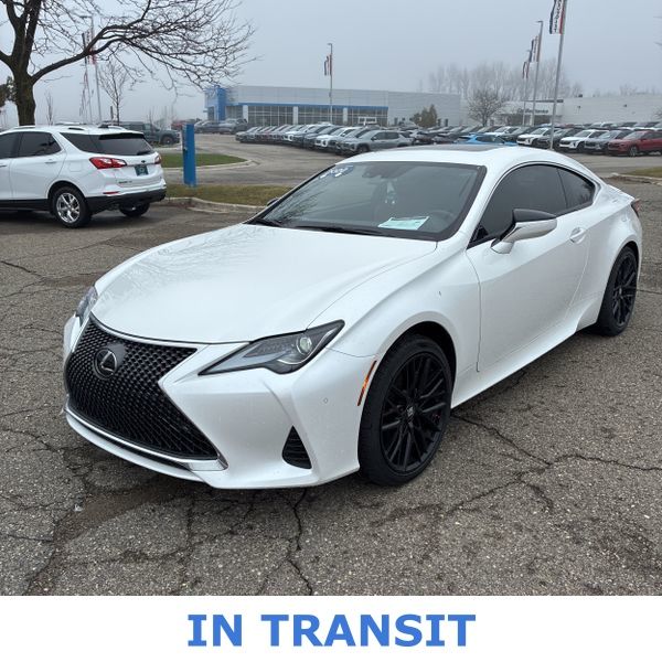 White Pearl 2022 Lexus RC 300 AWD Coupe All-Wheel Drive 6-Speed Automatic