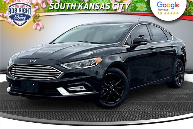 Shadow Black 2017 Ford Fusion SE Sedan Front-Wheel Drive 6-Speed Automatic